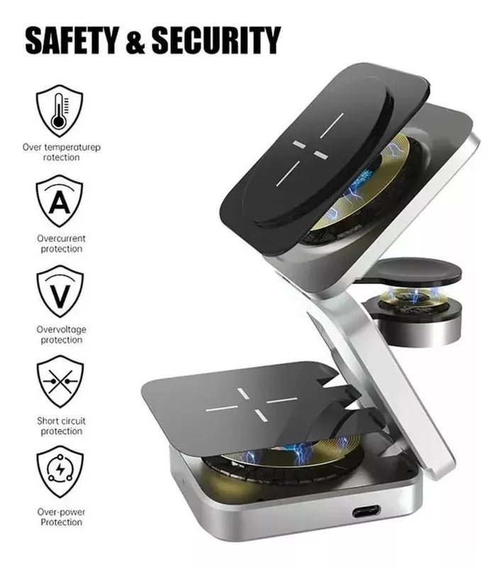 Soporte Carga Magnetica Celular 3 en 1